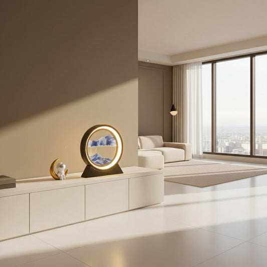 Aurelux™ FlowSand LED Sandbild Tischlampe